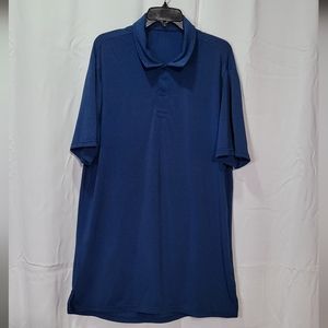 32 Degrees Men's Blue Short Sleeve Polo Shirt Size XL Tall